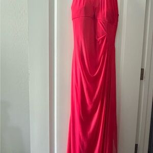 David's Bridal Red Gown